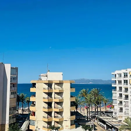 Apartamento, Vistas Frontales Al Mar A 30 Segundos De De La Playa-3