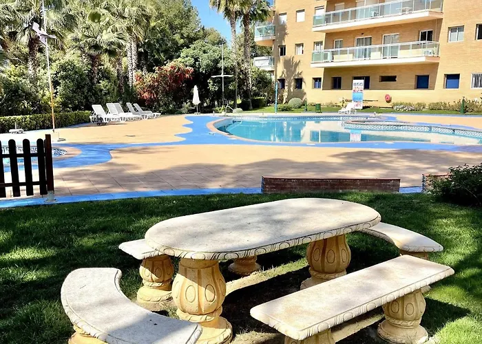 Apartbeach Ontario Vistas Al Mar Y Las Piscinas Salou acceptant les animaux